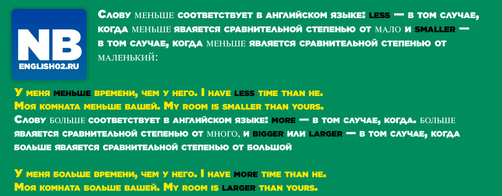 Степени сравнения прилагательных в английском языке2